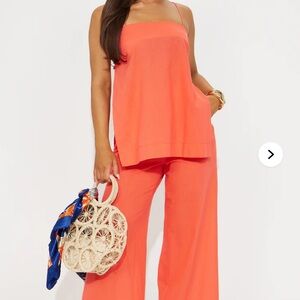 Wide Leg Pants & Tank Set